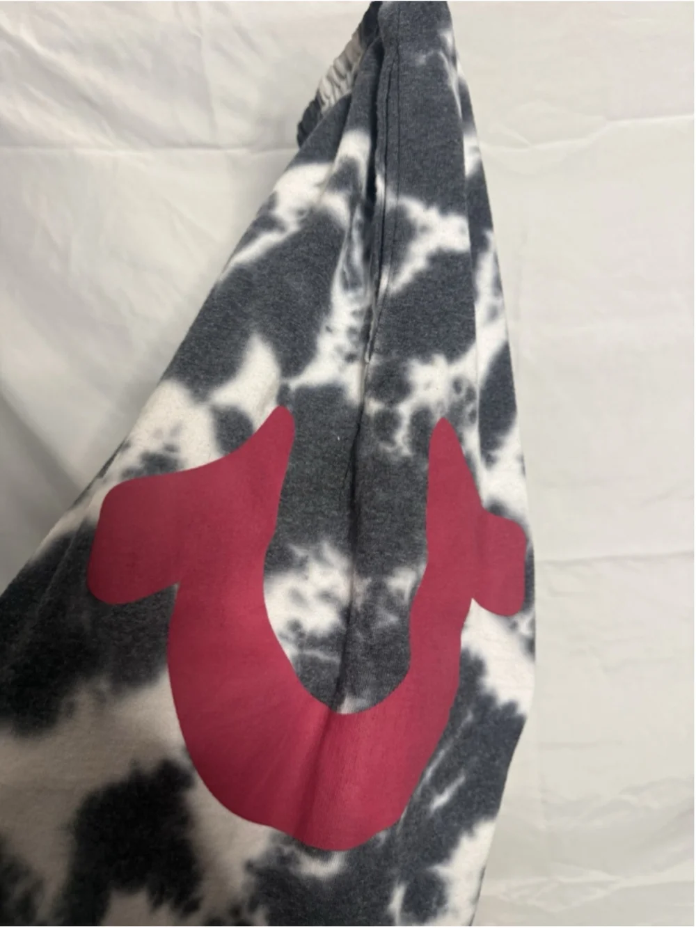 True Religion Men's Gray Tie-Dye Classic Joggers Sweatpants Size Medium
